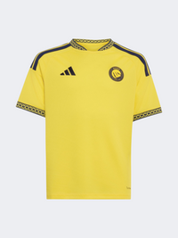 Adidas Al Nassr Fc 26/27 Home Jersey Kids-Unisex Football T-Shirt Impact Yellow
