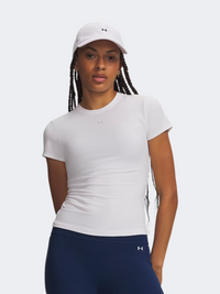 Under Armour Motion Fitted Women Training T-Shirt White/Halo Grey
