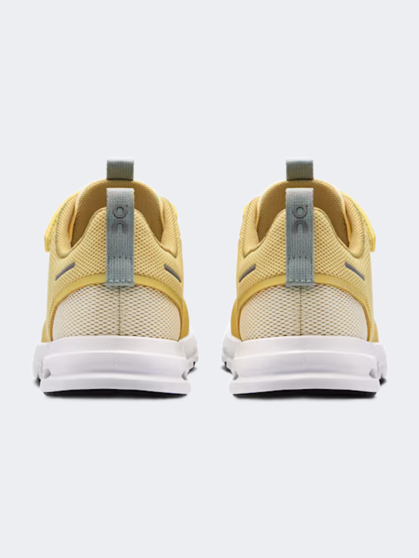 On Cloud Play Ps-Boys Lifestyle Shoes Citrine/White
