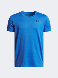 تيشيرت تدريب أولاد Under Armour Tech Vent Jacquard أزرق أتلانتس