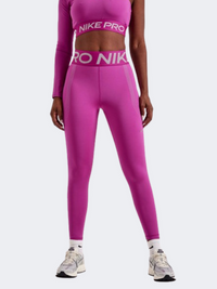 Nike Pro Sculpt High Rise Women Training Tight Hot Fuchsia/White