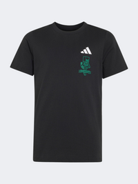 Adidas تيشيرت رياضي أولاد-أطفال ماينكرافت أسود