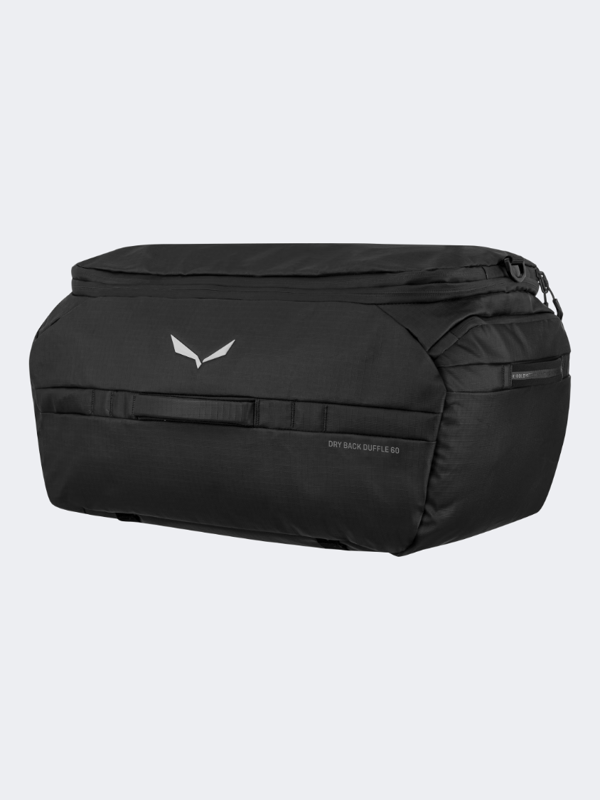 حقيبة دافل للتنزه Salewa Dry Back 60 L باللون الأسود