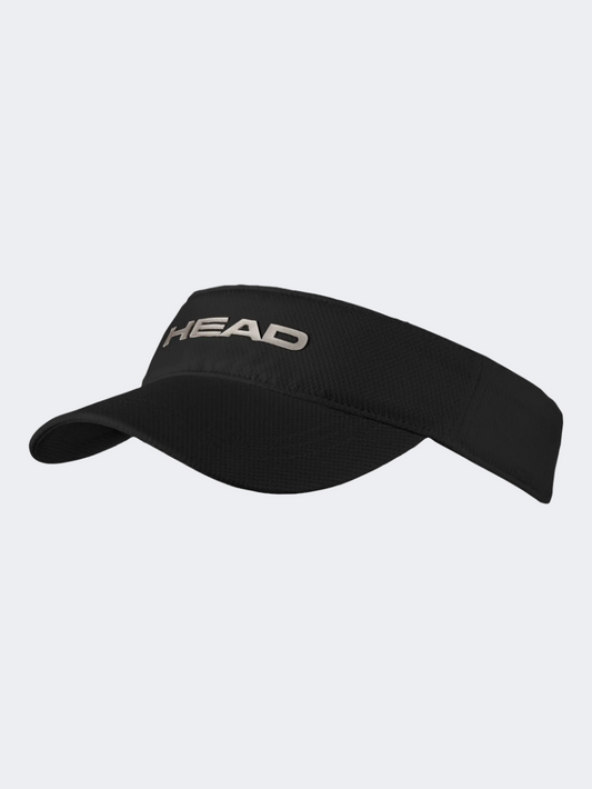 Head Performance Visor Unisex Padel Cap Black