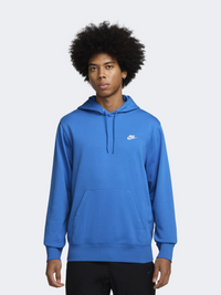 Nike Club French Terry Men Lifestyle  Hoody Blue/White