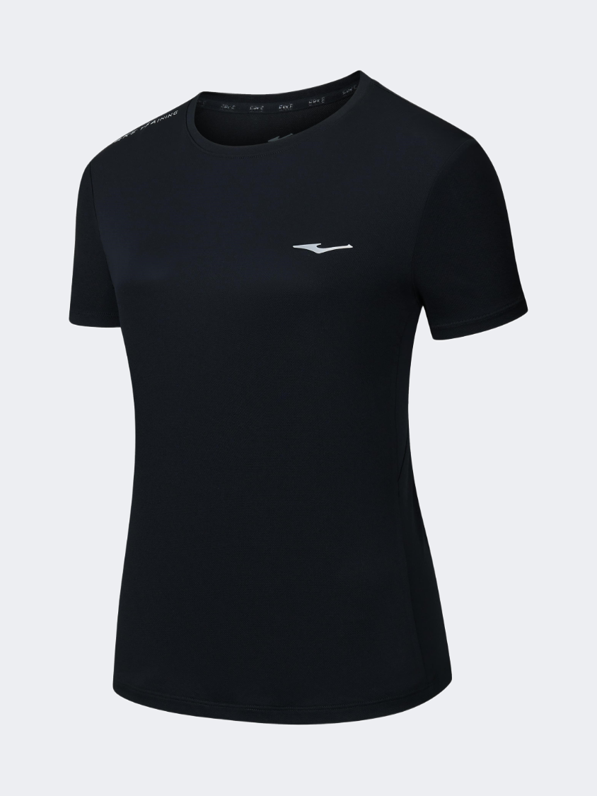 Erke Crew Women Training T-Shirt Black