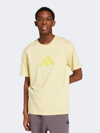 Adidas Future Icons 3 Bar Men Sportswear T-Shirt Powder Yellow