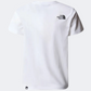 The North Face Easy Boys Lifestyle T-Shirt White/Asphalt Grey