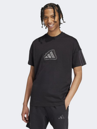 Adidas تيشيرت رياضي للرجال All Szn أسود