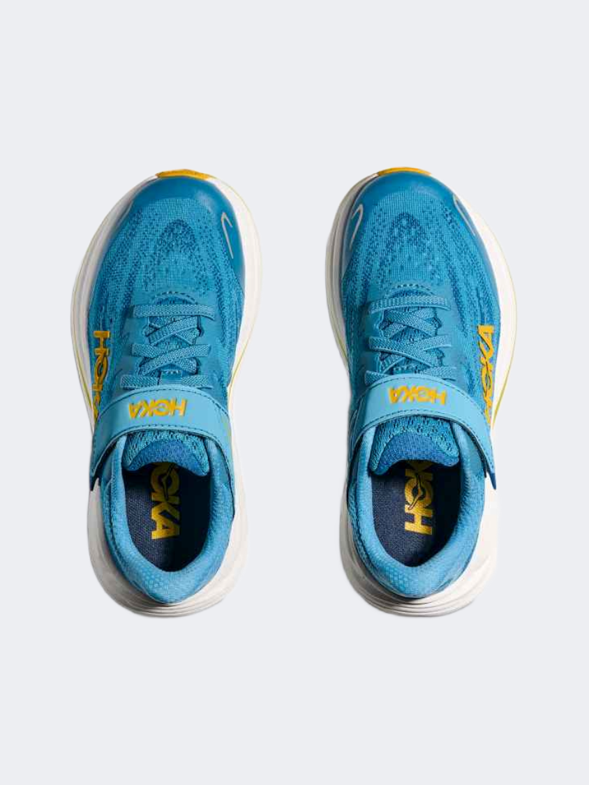 حذاء جري للأولاد Hoka Clifton 10 Ps - أزرق ألبين