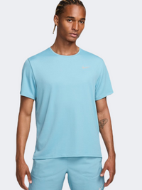 Nike Df Uv Miler تيشيرت جري رجالي لون تركواز دينم