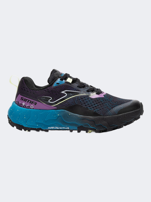 Joma Sima 2501 Women Trail Runn Shoes Black/Blue/Violet