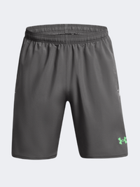 Under Armour Utility Core Plus Woven شورت تدريب رجالي Castlerock/أخضر