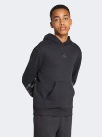Adidas Future Icons Oversized 3-Stripe Hat Kids-Boys Sportswear Hoody Black