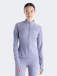 New Balance Harmony Fitted Full Zip Women Performance Jacket Off Line Grey
