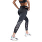 Reebok Printed Women Running Tight Black
