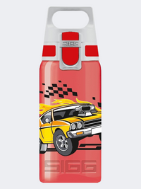 زجاجة ماء خارجية سباق سرعة واحدة فيفا من Sigg باللون الأحمر/الأصفر