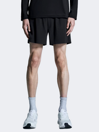 On 5 Inch Performance Men Running Short Black