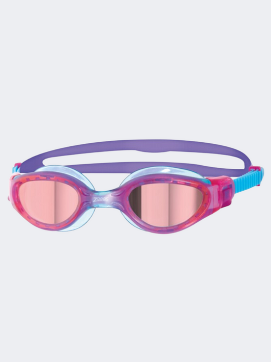 Zoggs Phantom Elite Mirror Unisex Swim Goggles Pink/Blue/Red