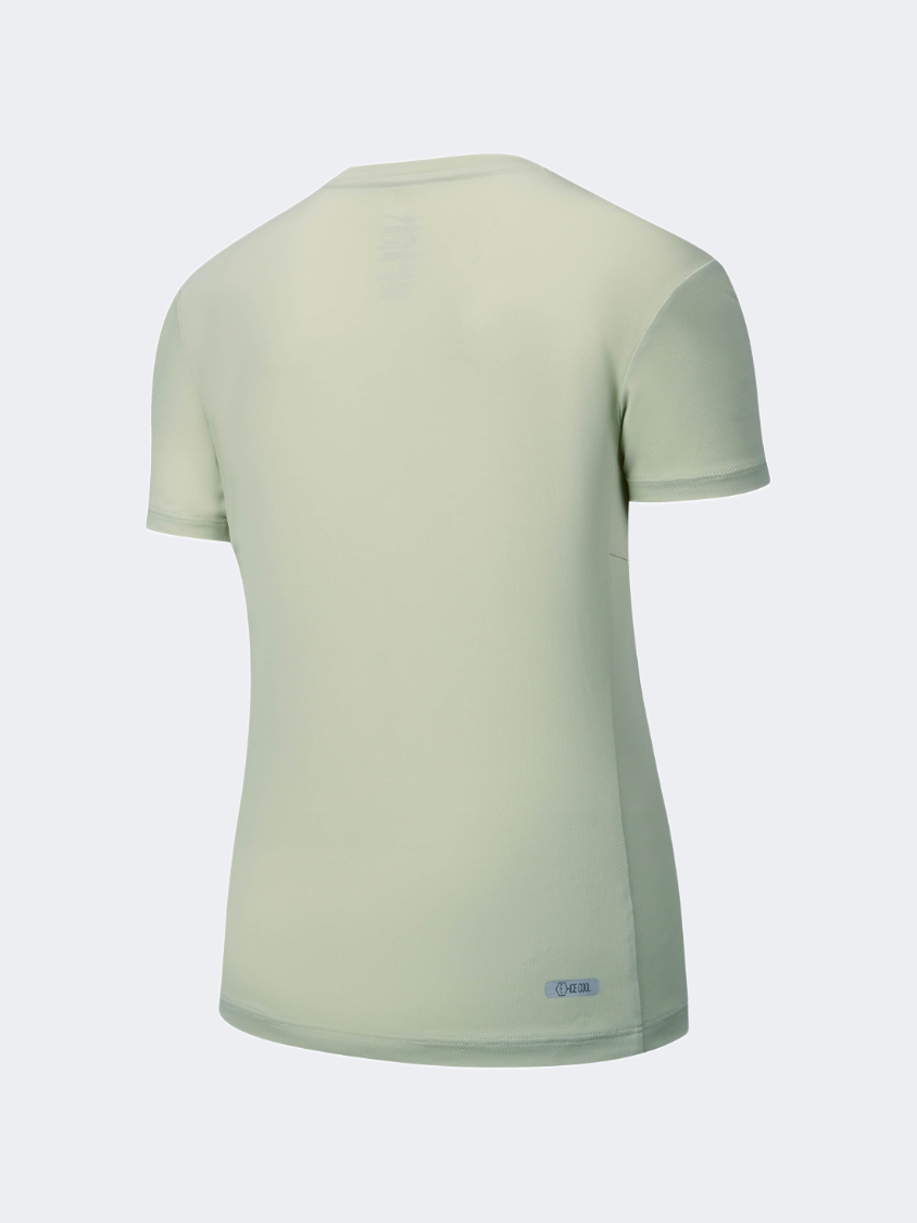 Erke Crew Women Training T-Shirt Pea Green