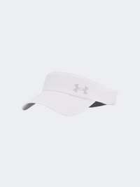 قبعة جري للنساء من Under Armour Iso Chill Launch Visor أبيض