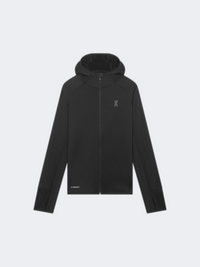On Climate Zip Women Running Hoody Black