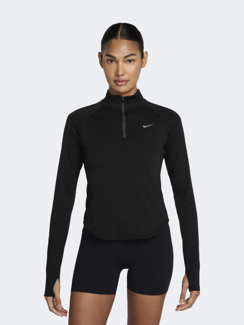 Nike Tempo Df Half Zip Women Running Long Sleeve Black