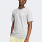 Adidas Lounge Verbiage Circle Graphic Men Sportswear T-Shirt Medium Grey Heather
