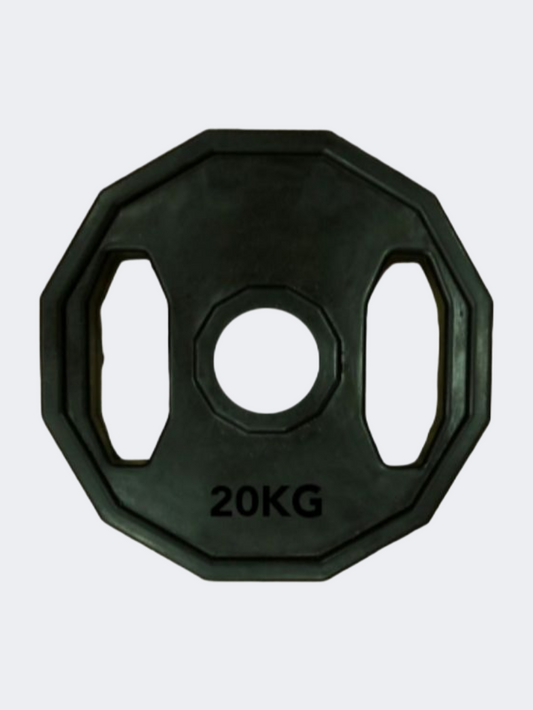 Irm-Fitness Factory Rubber Coated Op Plates 20Kg Ng Fitness Weight Black Op-001
