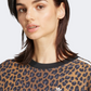 Adidas Leopard Crewneck Women Original Sweatshirt Multicolor