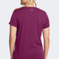 Under Armour Project Rock Heavyweight Passion Women Training T-Shirt Purple Gemini