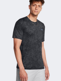 تيشيرت تدريب رجالي Under Armour Vanish Elite Vent Printed أسود