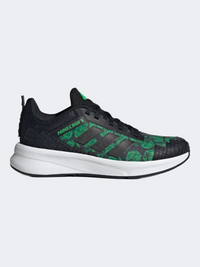 حذاء رياضي للأولاد Adidas Minecraft Fortarun 4.0 Gs أسود أساسي/أبيض