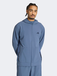 Adidas D4T Hybrid Full Zip Men Training Hoody Preloved Ink