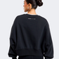 سويت شيرت نمط حياة نسائي من Nike Sportswear Phoenix Fleece باللون الأسود