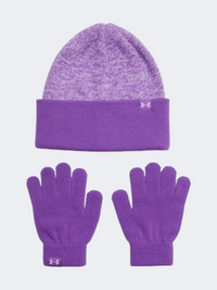 Under Armour Combo Girls Training Beanie Lavish/Salt Purple