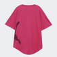 Puma Train All Day Big Cat Women Training T-Shirt Garnet Rose