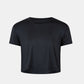 Oil And Gaz Plain Women Training T-Shirt Black