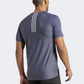 Adidas Gym Plus 3S Men Training T-Shirt Blue