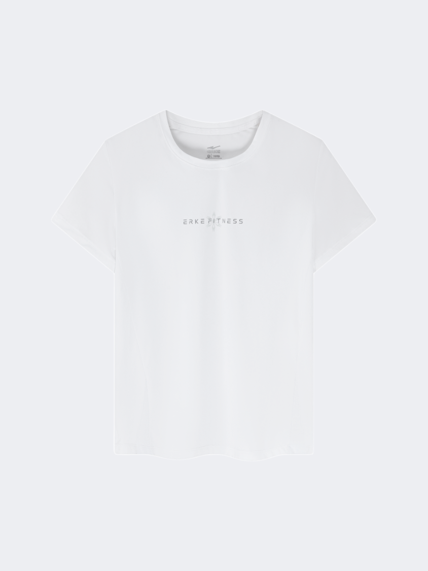 تي شيرت تدريب نسائي Erke أبيض