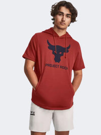 Under Armour Project Rock Terry Heritage Men Training Hoody Red/Navy