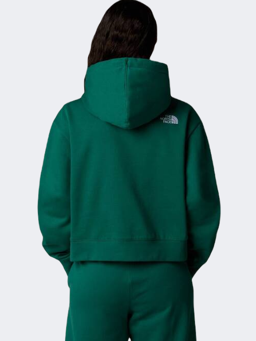 The North Face Essential Crop Women Lifestyle Hoody Green