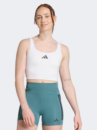 أديداس صدرية تدريب نسائية دعم خفيف باور أبيض