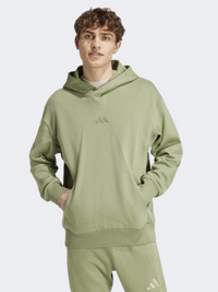 Adidas All Szn هودي رياضي رجالي أخضر خيمة