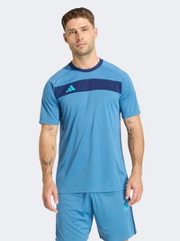 تيشيرت كرة القدم الأساسي للرجال من Adidas Tiro 25 بلون الحبر الداكن