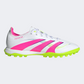 أحذية كرة القدم Adidas Predator League Tf للرجال أبيض/وردي/ليمون