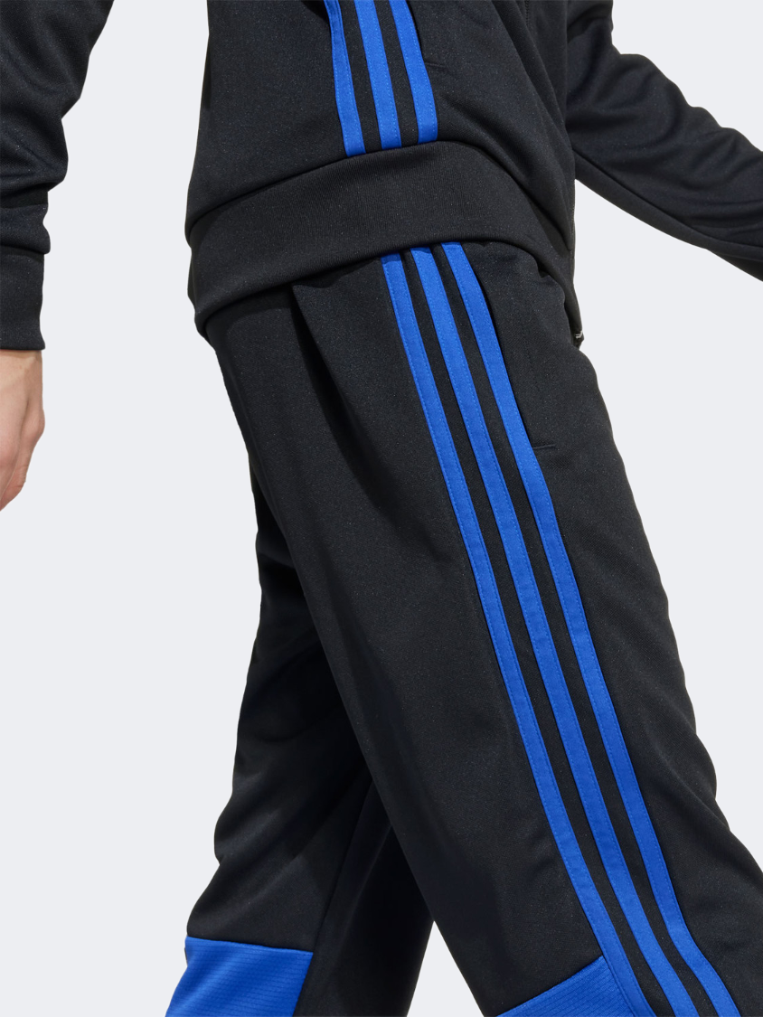 Adidas Tiro 25 Essentials Little-Boys Football Tracksuit Black/Blue