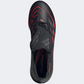 حذاء كرة القدم للرجال Adidas Predator League بلسان قابل للطي أسود/رمادي/أحمر