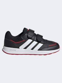 حذاء رياضي للأولاد Adidas Tensaur Switch Cf Ps أسود/أبيض/سكارليت
