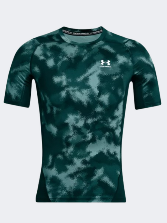 Under Armour Hg Armour Printed Men Training T-Shirt Hydro Teal/White